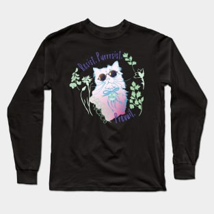 Resist. Purrrsist. Prevail. Long Sleeve T-Shirt